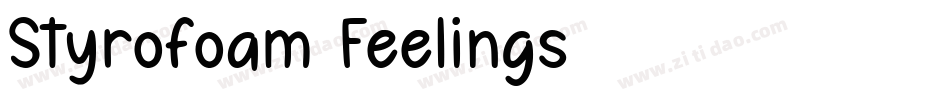 Styrofoam Feelings字体转换